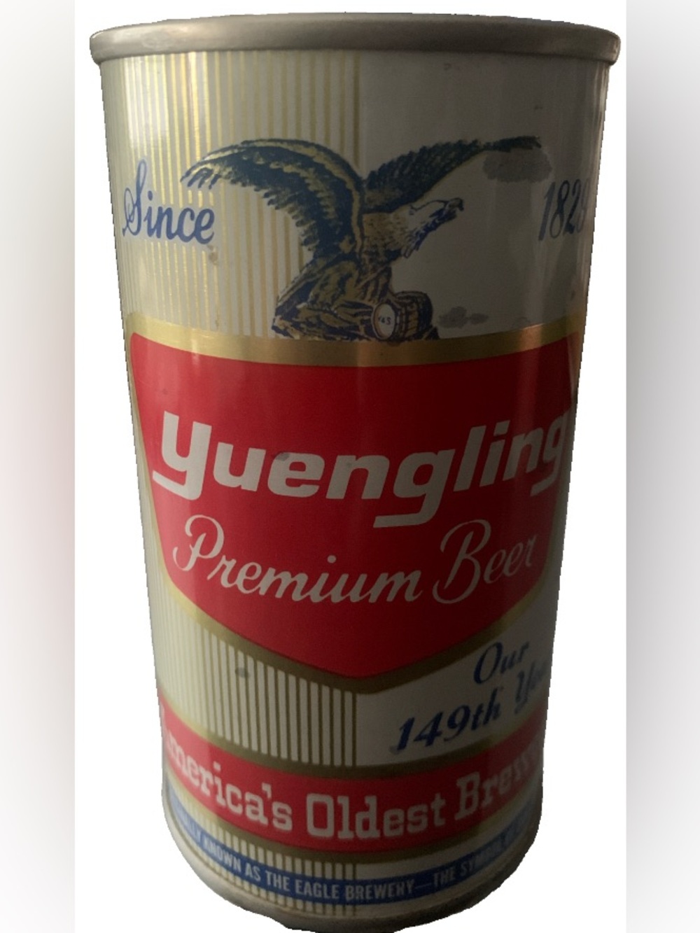 Vintage Beer Can Yuengling Premium Beer 149th Year Pull Tab Empty